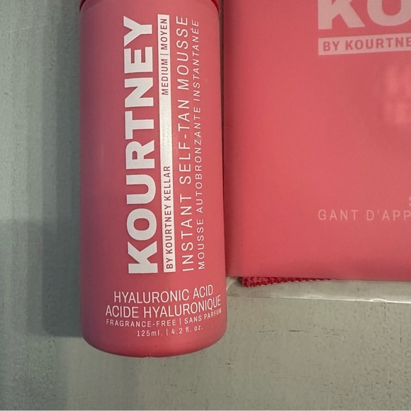 Kourtney Kellar Medium Self-Tan Lotion & Instant Mousse w/ Application Mitt NWT - Picture 4 of 8